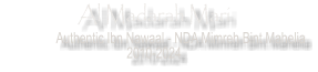Al Madarah Mari                  Authentic Ibn Nawaal - NDA Mimreh Bint Mahelia 2010-2024