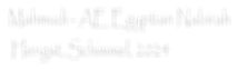 Mahmudi - AE Egyptian Nabirah  Hengst, Schimmel, 2024